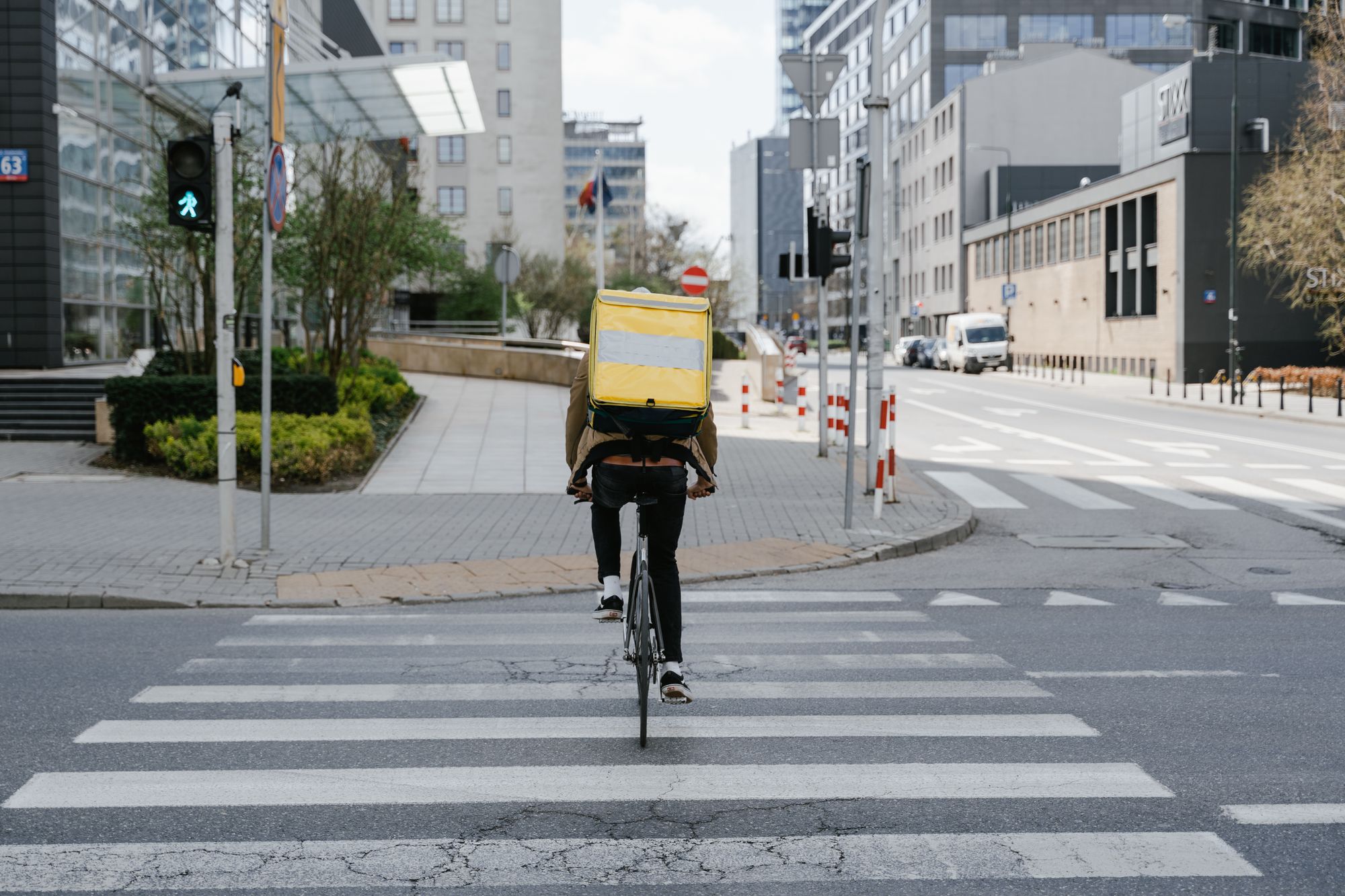 De bicicleta, na hora do café
